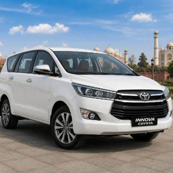 Toyota Innova Crysta for Agra Mathura Vrindavan Tour